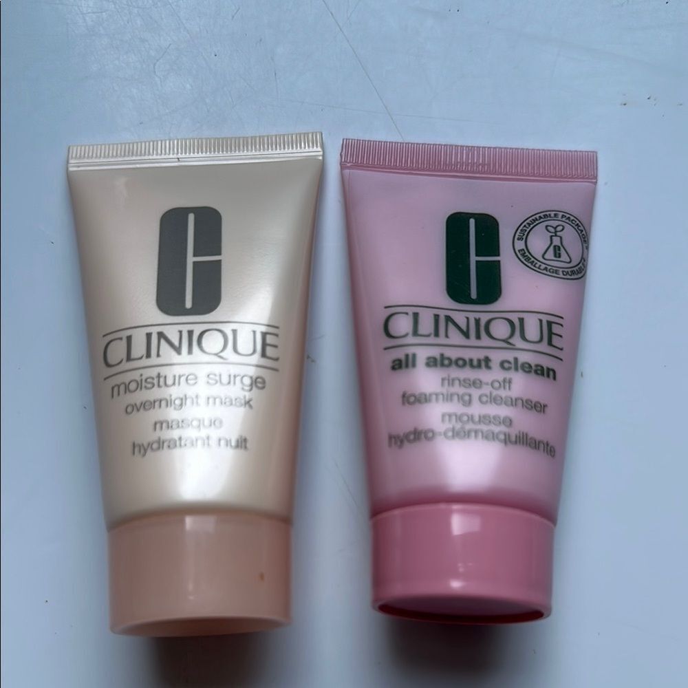 Bundle of two Clinique Moisture Surge and All About Clean Set - 1 Oz